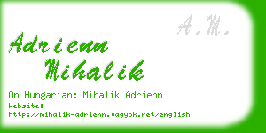 adrienn mihalik business card